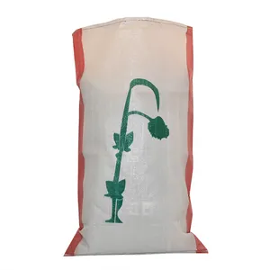 Bolsas de plástico tejidas de pp para patatas, 50 kg