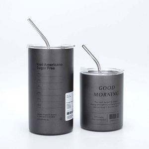 Stainless Steel Tumbler Vacuum Insulated With Straw Minimalist Design For Travel 12-24 Hours Thermal Keep Cold Hot - Product Image 4