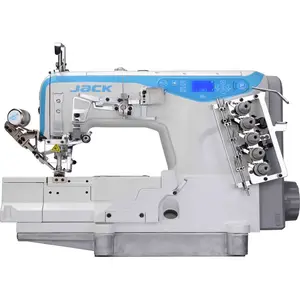 Jack W4 High Speed Computerized Flat Bed Computerize Automatic Walking Foot Lockstitch single needle Leather Sewing Machine