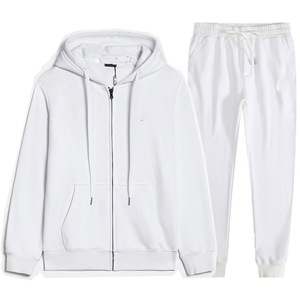 Abito in <span class=keywords><strong>pile</strong></span> con cappuccio da uomo con Logo stampato e lunga lunghezza maglione con cerniera - Product Image 2