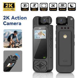 Caméra de poche portable avec écran, <span class=keywords><strong>enregistreur</strong></span> portable, enregistrement audio <span class=keywords><strong>et</strong></span> vidéo, caméra à clip HD, vision nocturne infrarouge portable - Product Image 3