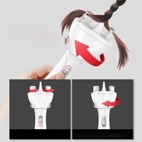 Machine à tresser automatique de luxe pour femmes, en ABS, pour cheveux bouclés, machine à tresser torsadée, outil de coiffure DIY