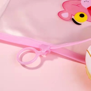 Estuche para lápices Pink Panther, bolsa de almacenamiento semitransparente con cremallera de 170x210mm para papelería de estudiantes, Material de PVC de pequeña capacidad - Product Image 4