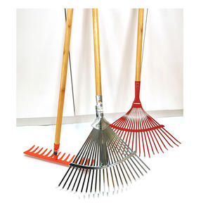 Cour <span class=keywords><strong>pelle</strong></span> râteau branche cisailles fleur élevage agriculture jardin râteau outils manche en bois acier jardinage râteau outils - Product Image 6