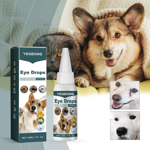 Hot Selling Pet Eye Drops for Dogs & Cats-Mild Formula for Daily Use & Tear Stain Removal