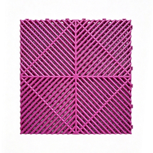 Baldosas para Piso de Garaje, Encajables, de PP, para Interiores/Exteriores, Vinílicas, Ecológicas, Impermeables, Resistentes al Fuego y a los Arañazos, para Automóviles - Product Image 1