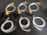 Kit de plafond étoilé à fibres optiques avec source de lumière LED distribuée par fibre optique de 0,5 mm, symphonie dynamique, garantie de 3 ans