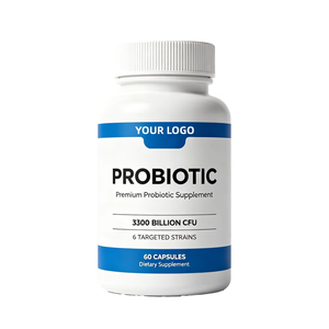 Capsules de suppléments probiotiques personnalisées en usine : Améliorent la santé intestinale, équilibrent l'acidité du corps, renforcent l'immunité - Product Image 1