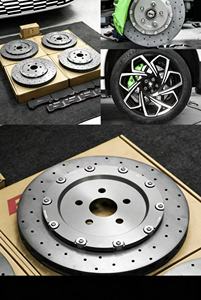 Disque de frein en céramique carbone à fibres longues CCB pour Audi S4 S5 S6 TTRS RSQ8 B6 B7 B8 B8.5 B9 RS5 RS6 <span class=keywords><strong>RSQ7</strong></span> - Product Image 6