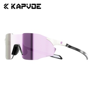 <span class=keywords><strong>Gafas</strong></span> de Ciclismo Fotocromáticas KAPVOE - <span class=keywords><strong>Gafas</strong></span> Deportivas Polarizadas para <span class=keywords><strong>Hombre</strong></span>, <span class=keywords><strong>Gafas</strong></span> de Sol de Diseño con Protección UV400 para Correr y Senderismo - Product Image 1
