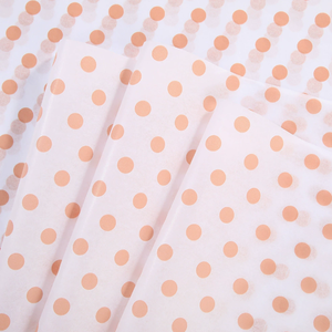 Orange printed tissue <b>paper</b> DIY flower gift <b>wrapping</b> <b>paper</b> simple imitation gold dot diagonal stripe gift <b>wrapping</b> <b>paper</b> - Product Image 2