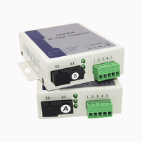 Convertisseur CAN BUS vers fibre optique 1CH 2CH avec isolation, émetteur-récepteur CAN fibre optique, convertisseur de média CAN BUS fibre optique 20KM