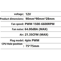 Refroidisseur de processeur Noctua NH-U14S Premium 120 mm avec caloducs en cuivre NF-A15, couleurs LED personnalisées, deux roulements à billes 3000 tr/min pour serveurs
