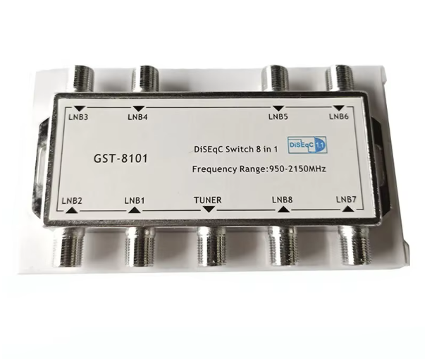 Multiswitch 8 in 1 Out LNB DiSEqC Switch for Satellite