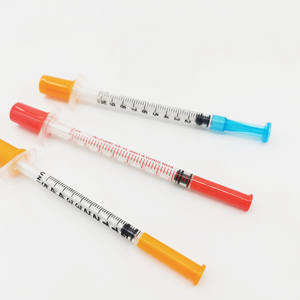 Jeringas de <span class=keywords><strong>Insulina</strong></span> Desechables Médicas, 0.3ml, 0.5ml, 1ml. PP de Grado Médico, Grado II. Para la diabetes y fines estéticos. - Product Image 3