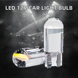 Nouvelle ampoule LED COB T10 12V en verre 10W 6000K bleue pour plaque d'immatriculation automobile et éclairage intérieur de lecture - Product Image 2