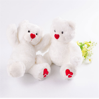 Ours d'amour étreignant avec coeur brodé-Adorable cadeau d'anniversaire de poupée en peluche pour elle
