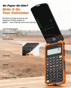 Calculadora para Maquinistas de la Construcción, Calculadora de Matemáticas en Pies-Pulgadas-Fracciones, Calculadora de Costos de Materiales de Construcción - Product Image 3