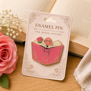 Offre Spéciale : Badges en émail dur plaqué pour les passionnés de livres, vente en gros, décorations pour vêtements, cadeau pour les amoureux des livres, artisanat métallique personnalisé - Product Image 4