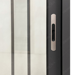 Preço barato personalizar 3 faixas de alumínio, quebra térmica à prova de som preto janela de vidro deslizante com rede de <span class=keywords><strong>mosquito</strong></span> para casas - Product Image 6