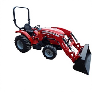 Tractor Agrícola Massey Ferguson 1840E de 45HP con Motor Diésel 4x4, Cargador de Acoplamiento Rápido y Cucharón, 123 Horas - Product Image 1