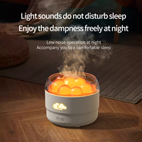 Nouveau diffuseur d'arômes de table pour la maison avec humidificateur silencieux et veilleuse nuage - Mini machine automatique domestique