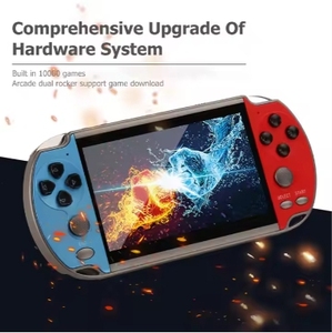 Console di gioco portatile X7 Console per videogiochi retrò da 4.3 pollici con 5000 + tasche di gioco e Console di gioco integrate - Product Image 2