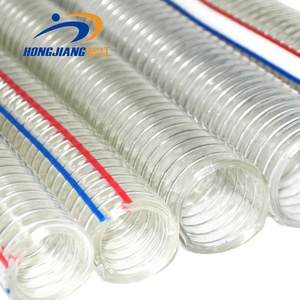 <span class=keywords><strong>Manguera</strong></span> de trueno de PVC Flexible, alambre de acero reforzado de grado alimenticio, 1/2 pulgadas, 2 pulgadas, 3 pulgadas y 4 pulgadas - Product Image 2