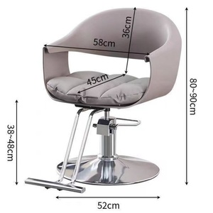 Sillón de Peluquería Hidráulico Reclinable Dorado, Equipo de Salón de Belleza, Silla de Barbería, Silla de Estilismo para Salón - Product Image 6