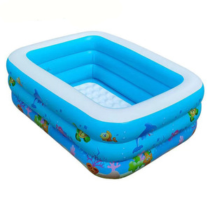 Hot Sale Blue &amp; White PVC Inflatable <strong>Swimming</strong> <strong>Pool</strong> for Adults Children &amp; Babies Thickened Household Outdoor Game <strong>Pool</strong> - Product Image 5