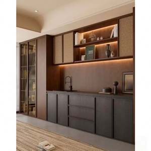 Personalización para toda la casa Armarios de comedor de madera modernos Almacenamiento de diseño ODM - Product Image 1