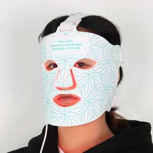 2024 Sunsred New Design Infrared 850nm Led Facial Mask 660nm Led Face Light Therapy Mask