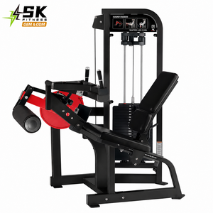 Máquina de Sentadillas <span class=keywords><strong>y</strong></span> Extensión de Piernas SK <span class=keywords><strong>para</strong></span> Isquiotibiales con Pila de Pesas de 75 kg, Equipo de Fitness con Sistema de Pernos <span class=keywords><strong>para</strong></span> Uso Comercial - Product Image 1