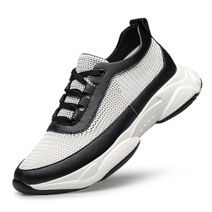 Calzado Deportivo de Verano 2026 para Hombre, con Aumento de Altura Invisible, Punta Redonda, Color Sólido, Tacón Plano - Product Image 1