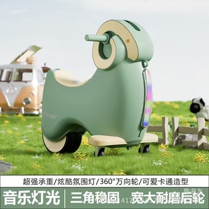 Baby Rocking Horse Musical Scooter Plastic 1-6 Years Old Birthday Gift Twist Car Indoor Playground Toy - Product Image 3