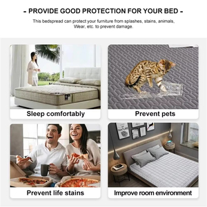 Protège-matelas épais imperméable doux pour la peau durable <span class=keywords><strong>drap</strong></span>-<span class=keywords><strong>housse</strong></span> <span class=keywords><strong>housse</strong></span> de lit <span class=keywords><strong>housse</strong></span> de tapis <span class=keywords><strong>en</strong></span> latex 150x200 <span class=keywords><strong>180x200</strong></span> 160x200 - Product Image 6