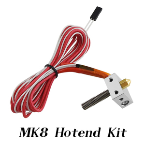 MK8 Hotend Kit 12 V40W MK8 Extruder Kurzstrecken-Direkt-Heißkopf 1,75mm/0,4mm Throat-Heizblock-Düse für 3D-Drucker Anet A2 A8 - Product Image 2