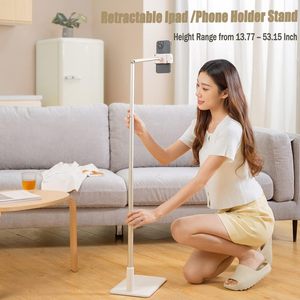 조정 가능한 접이식 책상 태블릿 PC 홀더/기술 바닥 스탠드/홀더 거치대 휴대 전화 책상 스탠드 - Product Image 4