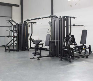 RLS FITNESS commerciale Trainer funzionale <span class=keywords><strong>palestra</strong></span> Multi funzione Pin caricato cavo Crossover10 Station Machine - Product Image 4