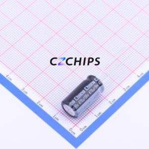 Condensador Electrolítico de Aluminio de Montaje Pasante KM1H471MG200A00CV0, Componente de Montaje Pasante THT, D10xL20mm 470uF 20% 50V 5mm - Product Image 1