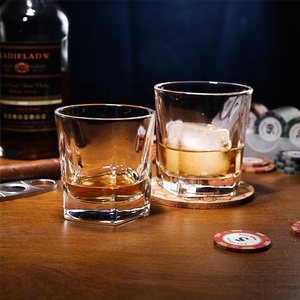 9.5oz hình học cơ sở cốc thủy tinh rõ ràng thanh tinh thần Tumbler ngũ giác <span class=keywords><strong>Whisky</strong></span> đá Kính - Product Image 2
