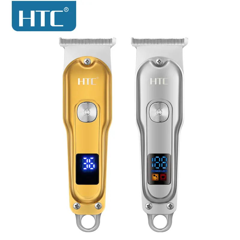 HTC AT-179 zéro coupe décoloration détail tondeuse à cheveux tondeuse à cheveux USB Type-C charge