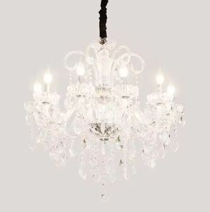 European Style Hanging Pendant Light Living Room Wedding Decoration French Glass <b>Crystal</b> <b>Chandelier</b> - Product Image 6