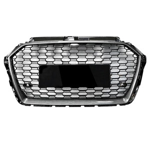 Calandre Nid d'Abeille Noire Brillante Style RS3 en Fibre de Carbone pour <span class=keywords><strong>Audi</strong></span> A3 <span class=keywords><strong>S3</strong></span> 8V.5 2017 2018 2019, <span class=keywords><strong>Prix</strong></span> Usine, avec ACC - Product Image 2