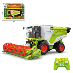 Escala RC Spray <span class=keywords><strong>Tractor</strong></span> luz música granja camión cosechadora jugar granja con spray sonido luz RC juguete granja Juguetes - Product Image 3