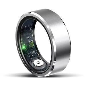 R5 Smart <b>Ring</b> <b>Titanium</b> BT for <b>Men</b> Women Couple Phone With Fitness Sleep Health Tracker Monitor Synchronous APP EcTri Smart <b>Ring</b> - Product Image 3