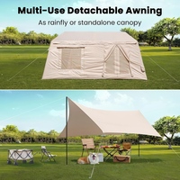 Tentes gonflables imperméables pour le camping, grande tente gonflable avec pompe manuelle, tente gonflable facile à installer, tente 4 saisons