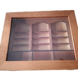 Caja de biblioteca mini de madera maciza, rectangular, 78 mm de grosor, decoración de escritorio para regalo de cumpleaños - Product Image 4