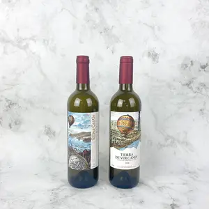 Glass Bottle Price Low Price Red Fruit Bordeaux Round Clear Wine Bottles 750ml With Cork Caps Wholesale