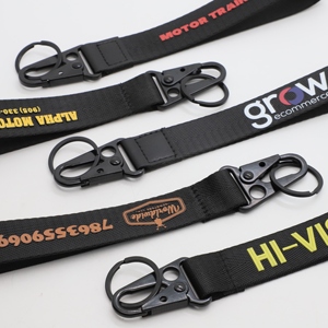 Custom Durable Nylon Wrist <b>Lanyard</b> with Heavy Duty Carabiner for Driving Training School Promotional Gift Keychain <b>Lanyard</b> - Product Image 4